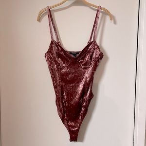 Velvet Blush Tank Bodysuit